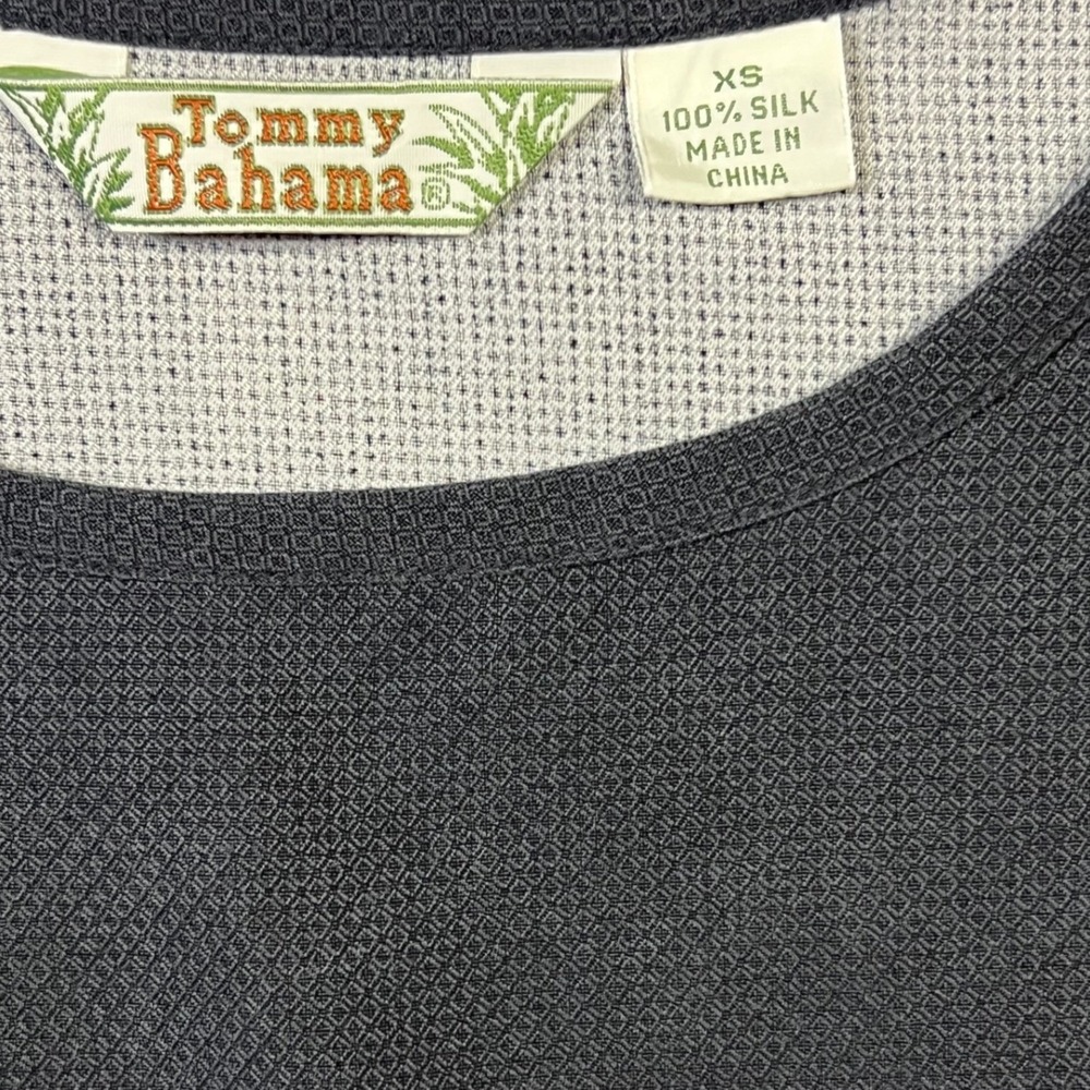 Tommy Bahama Tank Top Size XS 100% Silk Floral Border Print Sleeveless Resort - Picture 2 of 6